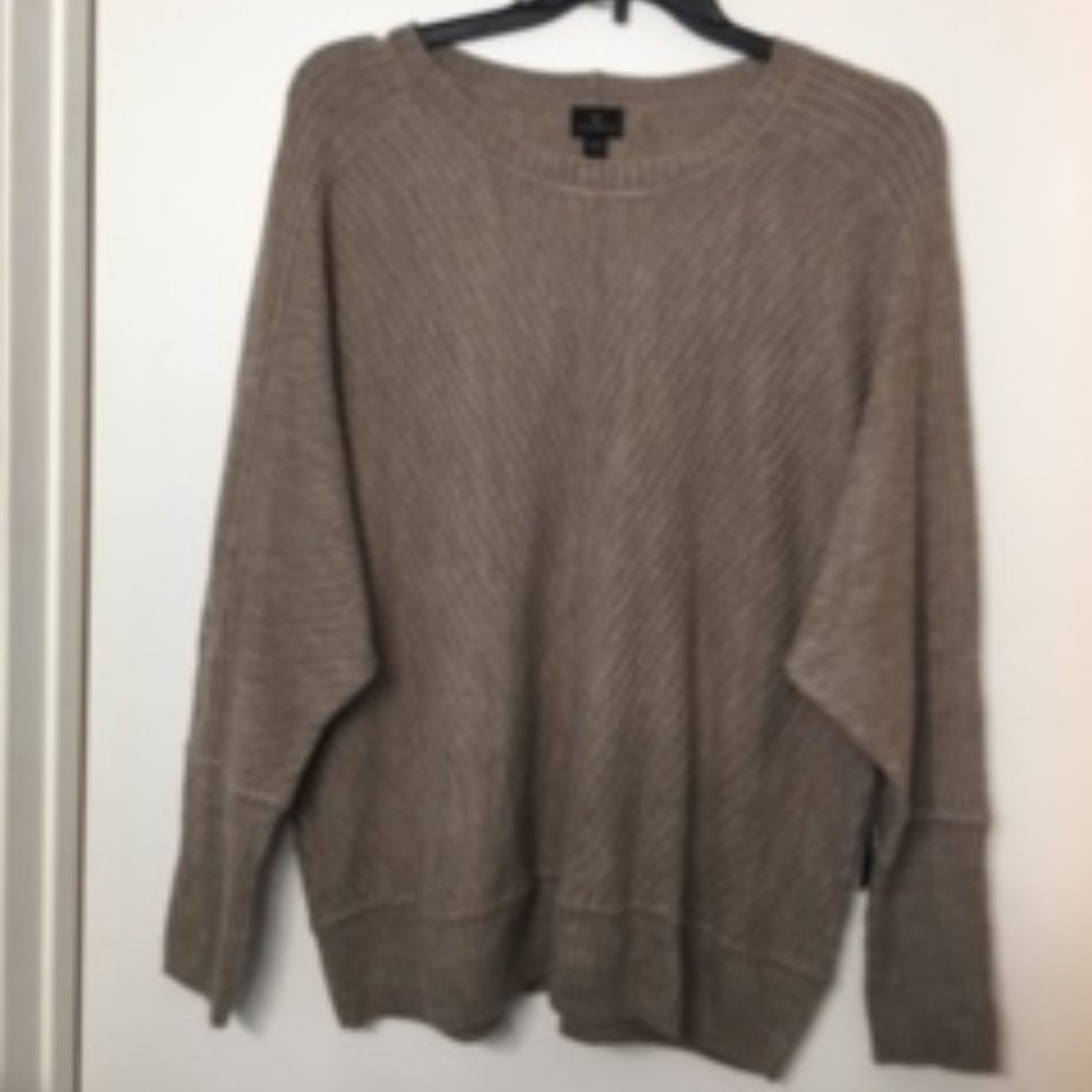 (NEW) Worthington - Almond Crew Neck Long Sleeve Top - Size XXL